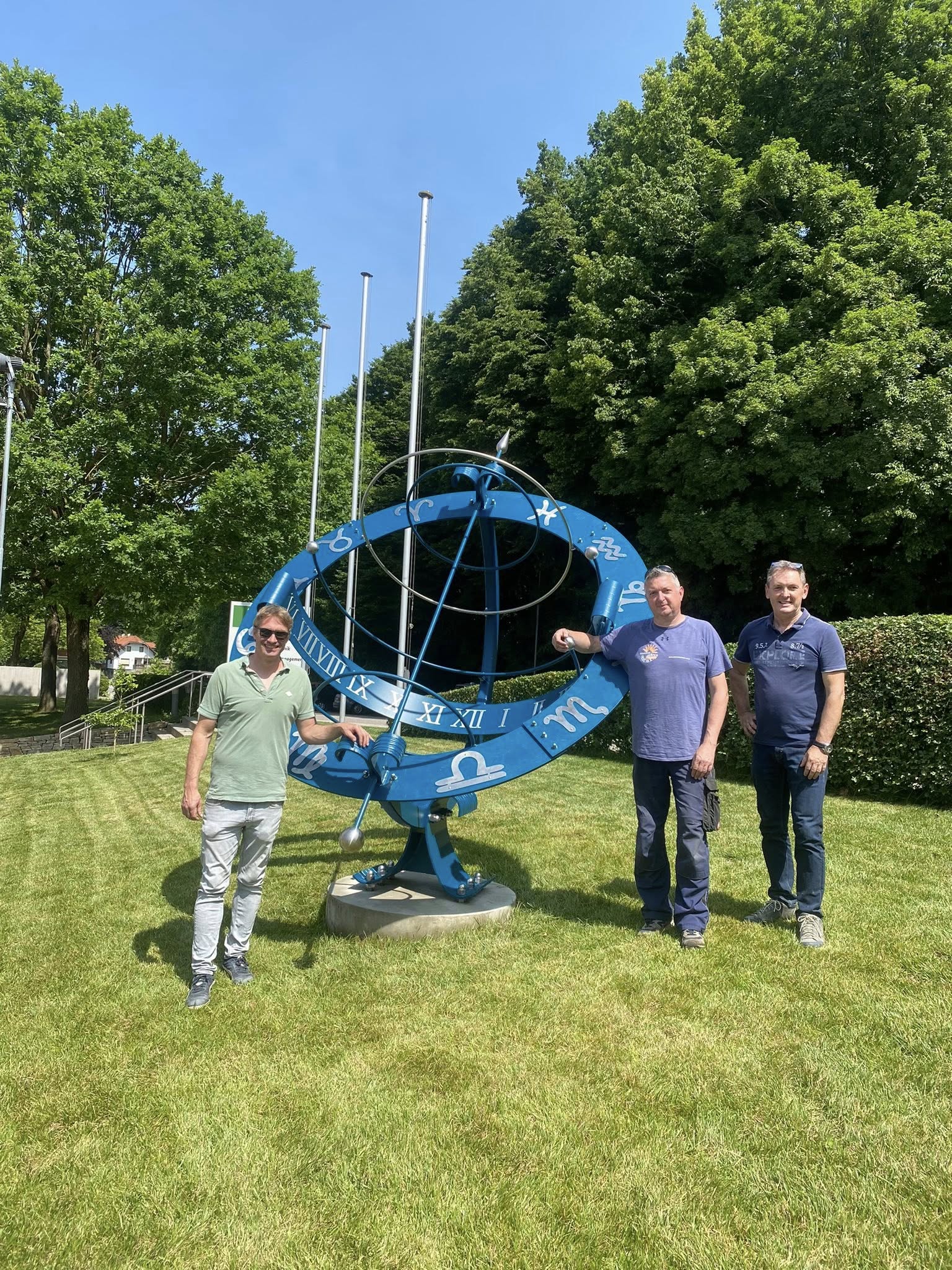 Projekt Sonnenuhr an der LFS Pyhra erfolgreich abgeschlossen